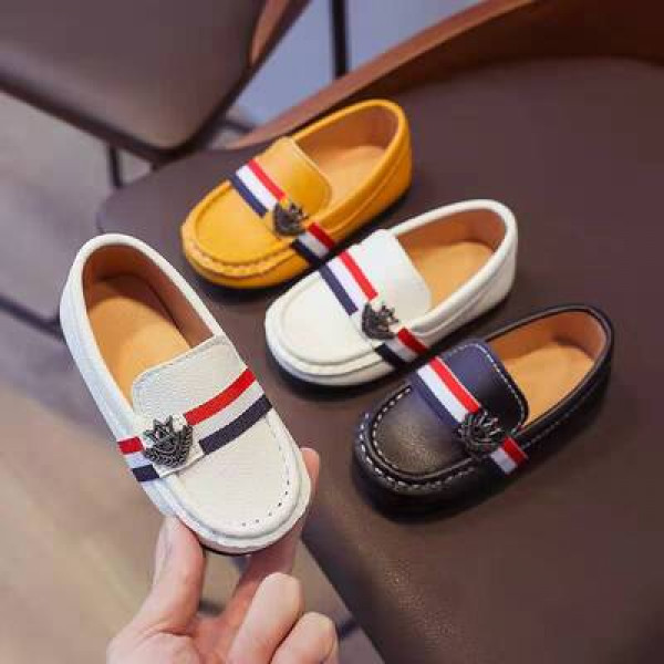 Kids Beanie British Style Loafer Shoes