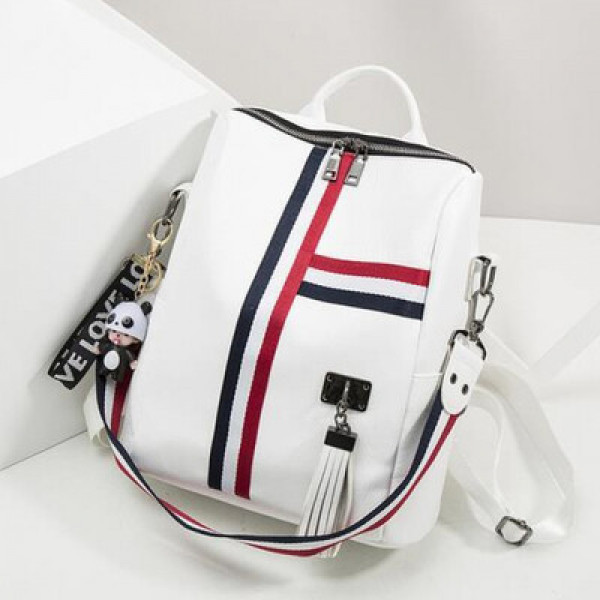Korean Fashion PU Leather Backpack